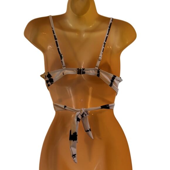 SHEIN White & Black Bikini New Without Tags Size Large - Picture 4 of 9